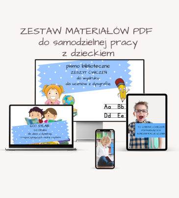 Zestaw materiałów pdf do samodzielnej pracy z dzieckiem